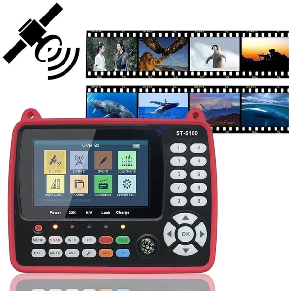 Satlink ST-5150 Combo DVB-S/S2/C/T/T2  - 4.3'' Ekranlı Görüntülü Full HD Uydu Yön Bulucu Fiyatı - Merter Elektronik