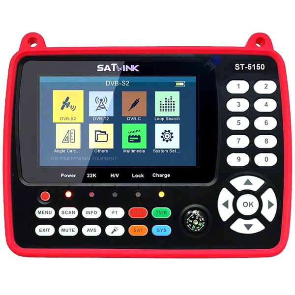 Satlink ST-5150 Combo DVB-S/S2/C/T/T2  - 4.3'' Ekranlı Görüntülü Full HD Uydu Yön Bulucu Fiyatı - Merter Elektronik