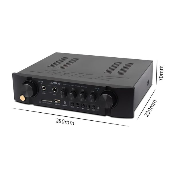 SHILE AV-6612B USB-BT 2 KANAL 2X50 W MAX TRAFOSUZ ANFİ