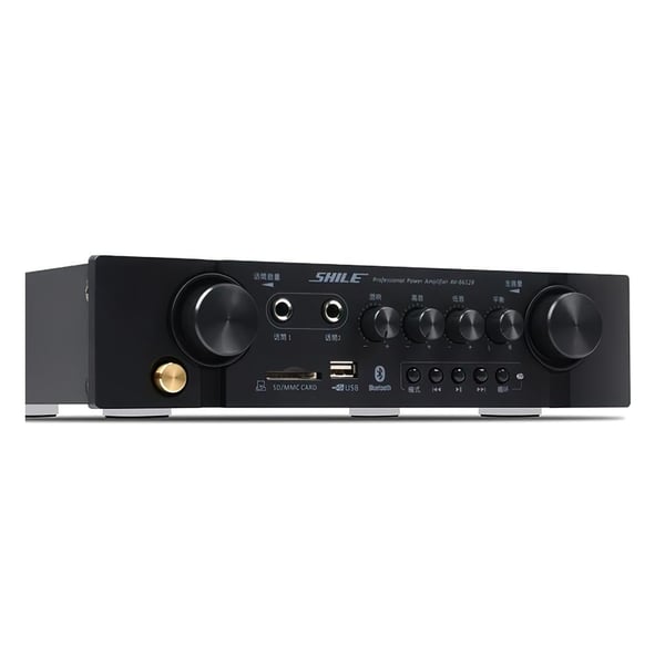 SHILE AV-6612B USB-BT 2 KANAL 2X50 W MAX TRAFOSUZ ANFİ