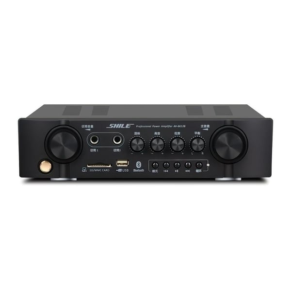 SHILE AV-6612B USB-BT 2 KANAL 2X50 W MAX TRAFOSUZ ANFİ