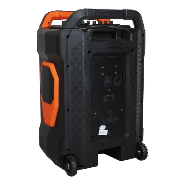 Shile SL-10 120 Watt Taşınabilir Seyyar Amfi Hoparlör Kablosuz 1 EL + 1 Yaka Mikrofonlu Kumandalı USB+SD+BT Fiyatı - Merter Elektronik