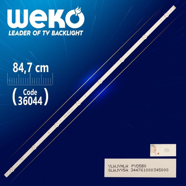 SHİNEON 2D04007 REV.A - S0180 YLWJYHLW PYD5B0 - 8 LEDLİ 84.7 CM