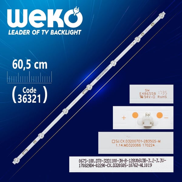 SJ.CX.D3200701-2835GS-M 1.14.MD320066 170224 - 7 LEDLİ 60.5 CM