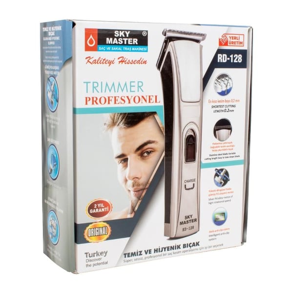 SKYMASTER RD-128 ŞARJLI SAÇ VE SAKAL TIRAŞ MAKİNESİ
