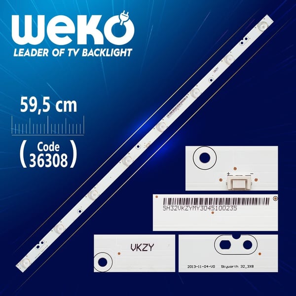 SKYWORTH 32_3X8 303SW320031 - 8 LEDLİ 59.5 CM