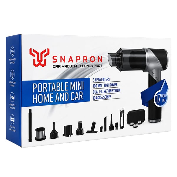 SNAPRON SNV-3000 GRİ 17000PA 2IN1 GÜÇLÜ VAKUMLU ÜFLEMELİ ŞARJLI ELEKTRKLİ KATLANABİLİR ARAÇ SÜPÜRGE Fiyatı - Merter Elektronik