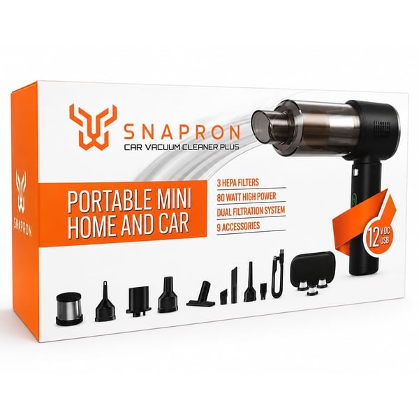 SNAPRON SNV-3002 SİYAH 12000PA 15IN1 GÜÇLÜ VAKUMLU ÜFLEMELİ ŞARJLI ELEKTRİKLİ ARAÇ SÜPÜRGESİ Fiyatı - Merter Elektronik