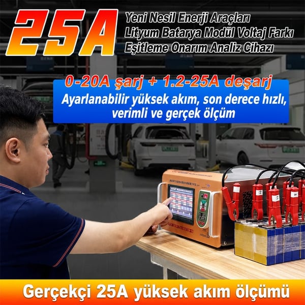 SUNKKO D2524C+WIFI LITHIUM PİL DENGELEME MAKİNESİ Fiyatı - Merter Elektronik