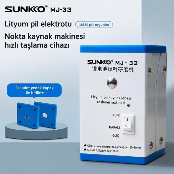 SUNKKO MJ-33 PİL TAŞLAMA MAKİNESİ Fiyatı - Merter Elektronik