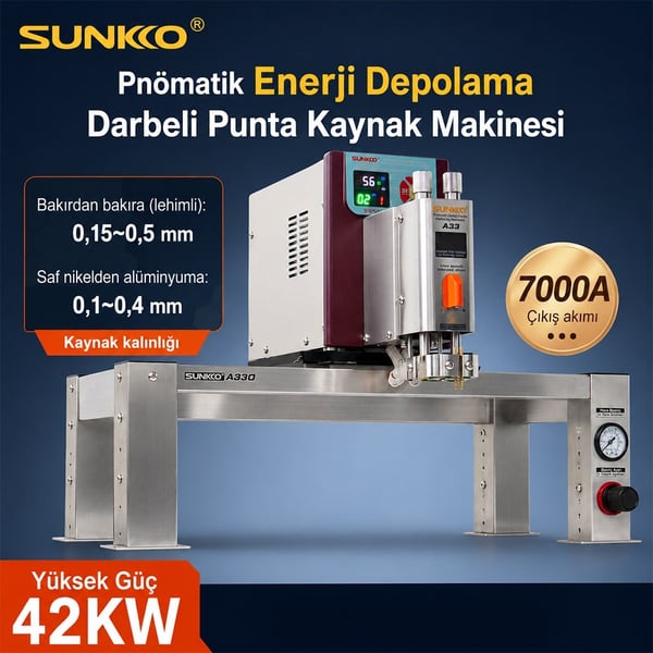 SUNNKO 330H 42 KW 7000A PNÖMATİK NOKTA KAYNAK MAKİNESİ Fiyatı - Merter Elektronik