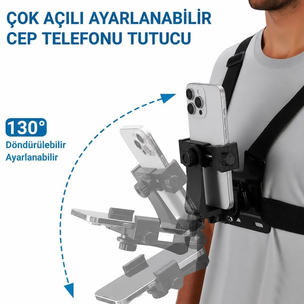 Sunup SN-25950 Ayarlanabilir Aksiyon Kamera Göğüs Kemeri Fiyatı - Merter Elektronik