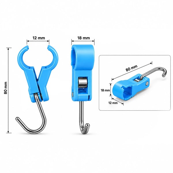 SUNUP SN-38119 ÇAMAŞIR MANDALI 1.5X8.4 CM 4'LÜ PAKET Fiyatı - Merter Elektronik