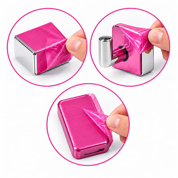 SUNUP SN-39113 ÜRÜN KİRLENME ÖNLEYİCİ PEMBE BARİYER FİLM 15X10CM Fiyatı - Merter Elektronik