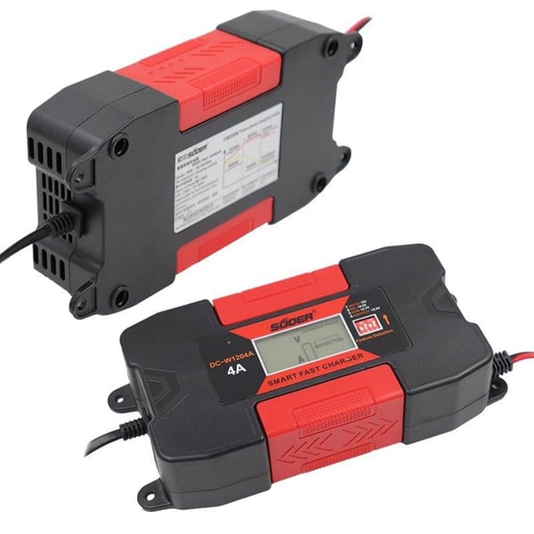 SUOER DC-W1204A 12 VOLT - 15.3 VOLT - 4 AMPER AKILLI AKÜ ŞARJ CİHAZI