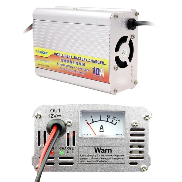 SUOER MA-1210AS 12 VOLT - 10 AMPER AKILLI HIZLI AKÜ ŞARJ CİHAZI