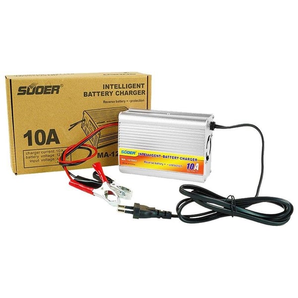 SUOER MA-1210AS 12 VOLT - 10 AMPER AKILLI HIZLI AKÜ ŞARJ CİHAZI
