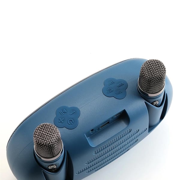 T G TG542DK USB/SD/FM/BLUETOOTH DESTEKLİ TAŞINABİLİR 2 EL MİKROFONLU LED IŞIKLI WIRELESS HOPARLÖR - SPEAKER
