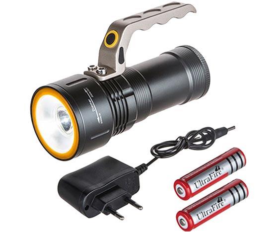 TECHNOMAX TM-8019 ZOOMLU ŞARJLI LÜKS LEDLİ EL FENERİ