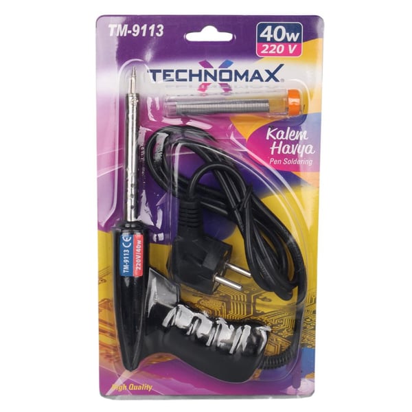 TECHNOMAX TM-9113 40W TABANCA HAVYA-LEHİM TELLİ