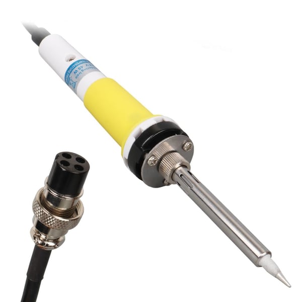Tenon ZE-6190 ZD-931 ZD-929C 24 Volt 48 Watt 5 Pinli Sık Beşli Fişli Yedek Havya Sapı 110Cm Kablo Fiyatı - Merter Elektronik