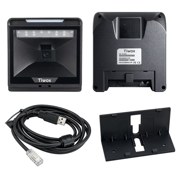 TIWOX VS-8000 2D KAREKOD KABLOLU USB MASAÜSTÜ BARKOD OKUYUCU Fiyatı - Merter Elektronik