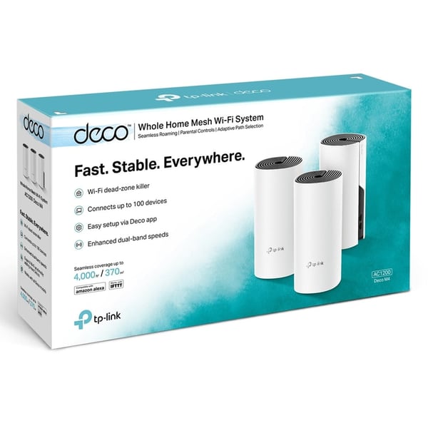 Tp-Lınk Deco M4 1200Mbps Tüm Evi Kapsayan 3Lü Mesh Wı-Fı Sistemi Fiyatı - Merter Elektronik