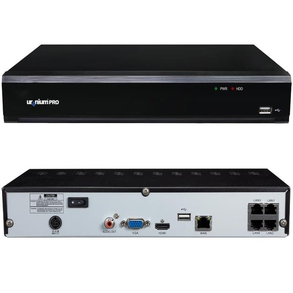URANIUM PRO UP-NVR-4K441POE 8 MP 4 POE 4 KANAL NVR KAYIT CİHAZI