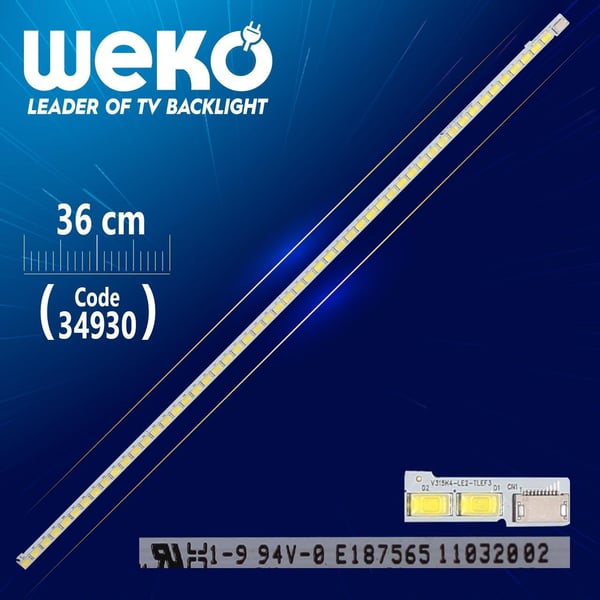 V315H4-LE2-TLEF3 - LEFT - 36 CM 52 LEDLİ - (WK-763)