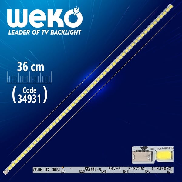 V315H4-LE2-TREF3 - RIGHT - 36 CM 52 LEDLİ - (WK-764)
