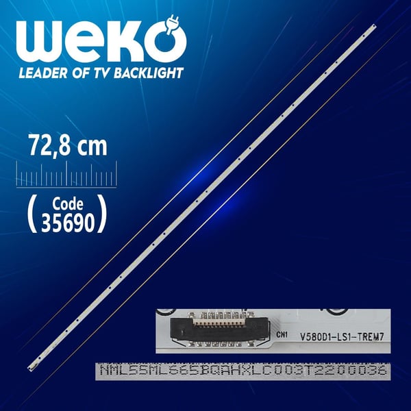 V580D1-LS1-TREM7 64 LEDLİ 72.8 CM - (WK-1166)