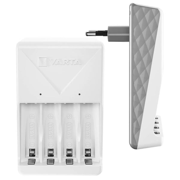 VARTA PLUG ŞARJ CİHAZI + 4 ADET 2100 MAH AA ŞARJ EDİLEBİLİR PİL