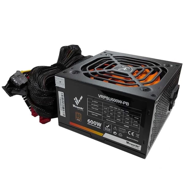 VERSATILE VRPSU600W-PB 80 PLUS 600 WATT OYUNCU PC POWER SUPPLY