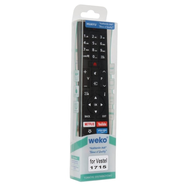 Vestel 65UD9000, RC 43157 - Toshiba CT 8557 - Telefunken XH32AJ600 - Finlux Netflix-Youtube Play Tuşlu Lcd-Led Tv Kumanda Fiyatı - Merter Elektronik