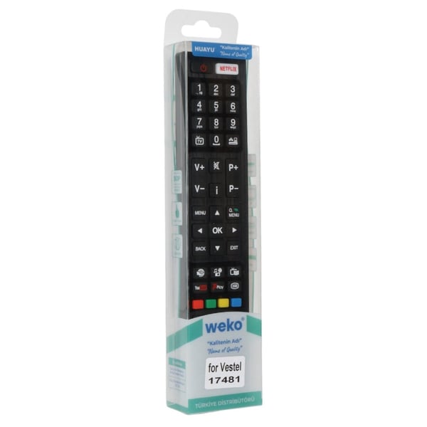 Vestel RC4848F RC5 30094759 Netflix-Youtube-Play Tuşlu Lcd Led Tv Kumanda Fiyatı - Merter Elektronik