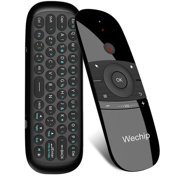WECHIP W1 2.4G KABLOSUZ KLAVYE-MOUSE-MIKROFONLU AIR MOUSE AKILLI KUMANDA