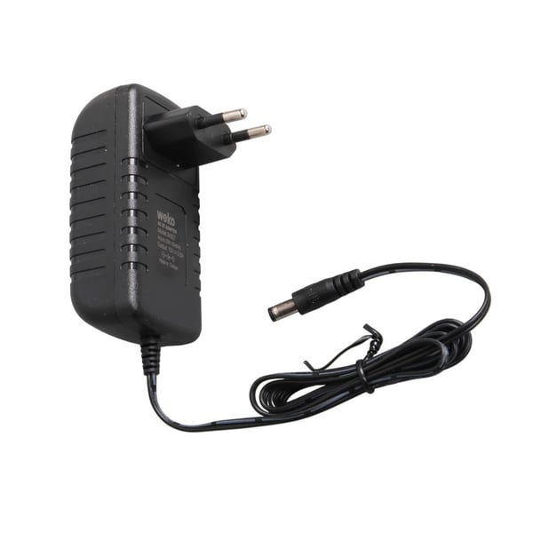 Weko 12 Volt - 2.5 Amper 5.5*2.5 Uçlu Yerli Üretim Plastik Kasa Priz Tipi Adaptör Fiyatı - Merter Elektronik