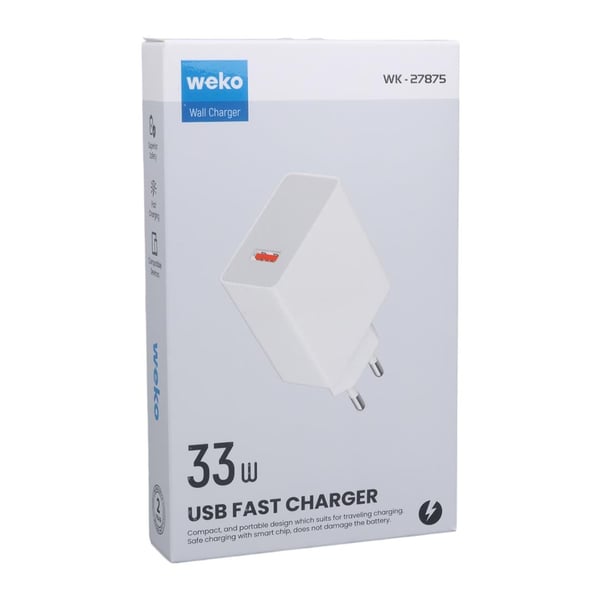 WEKO WK-27875 M11 33W TURBO USB ŞARJ BAŞLIK ADAPTÖRÜ