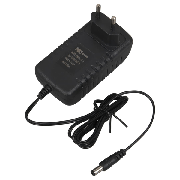 WEKO 12.6 VOLT - 3 AMPER 5.5*2.5 UÇLU YERLİ ÜRETİM PRİZ TİPİ ADAPTÖR