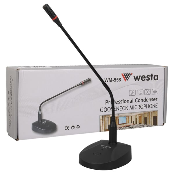 Westa Wm-558 Kondenser Işıklı Konferans Kürsü Mikrofonu Fiyatı - Merter Elektronik