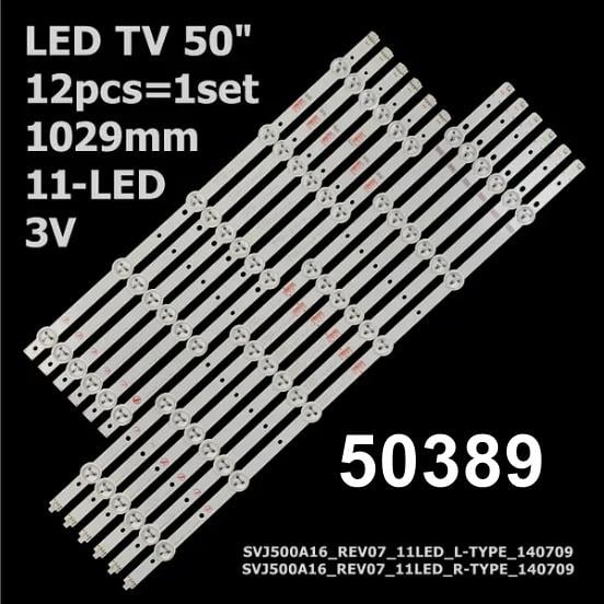 WKSET-5389 36281X6 36282X6 SVJ500A16_REV07_11LED 12 ADET LED BAR