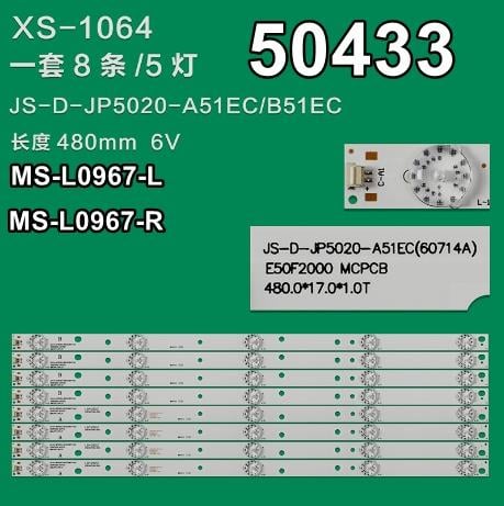 WKSET-5433 36481X4 36482X4 MS-L0967 8 ADET LED BAR