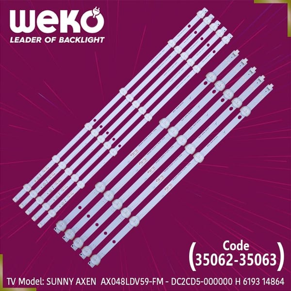 WKSET-5479 35062X5 35063X5 HL-2A480A28 10 ADET LED BAR