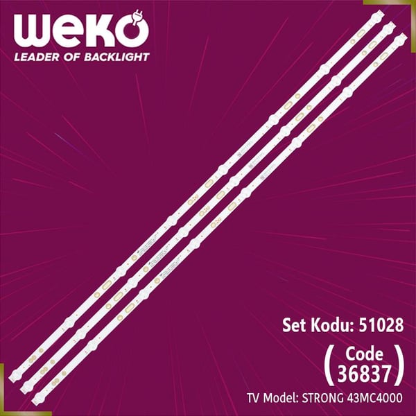 WKSET-6028 36837X3 JL.D43081330-006AS-M_V01 3 ADET LED BAR