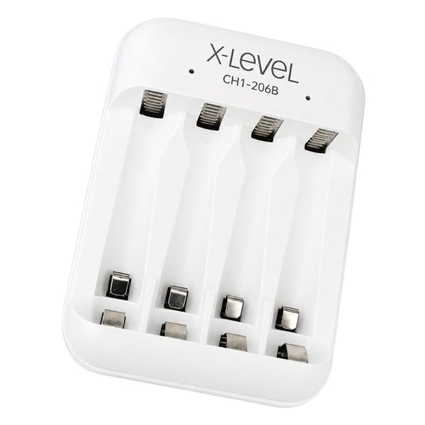 X-LEVEL CH1-206B 4'LÜ AA/AAA PİL ŞARJ CİHAZI Fiyatı - Merter Elektronik
