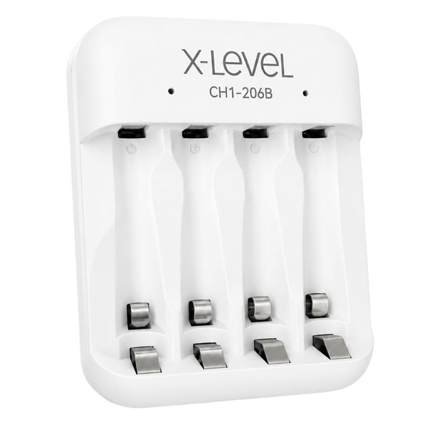 X-LEVEL CH1-206B 4'LÜ AA/AAA PİL ŞARJ CİHAZI Fiyatı - Merter Elektronik