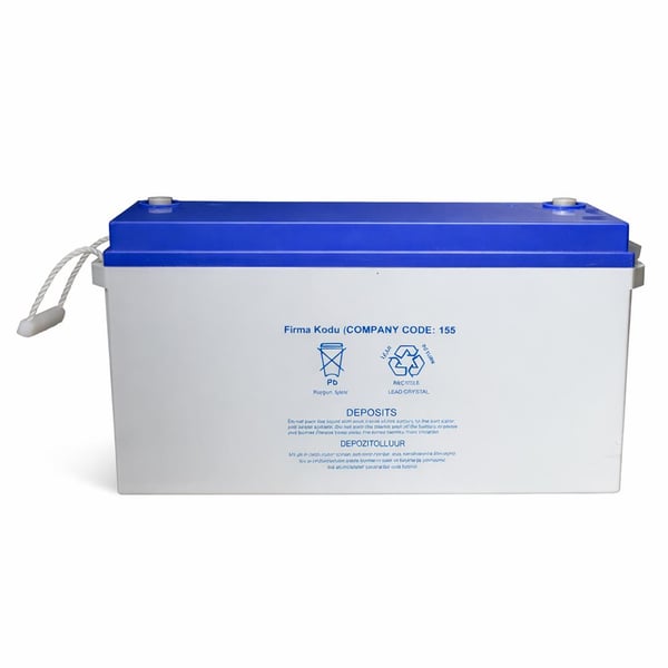 Yokohama YH-27018 12V 150Ah Tam Bakımsız Deep Cycle Jel Akü (481x170x241mm) Fiyatı - Merter Elektronik