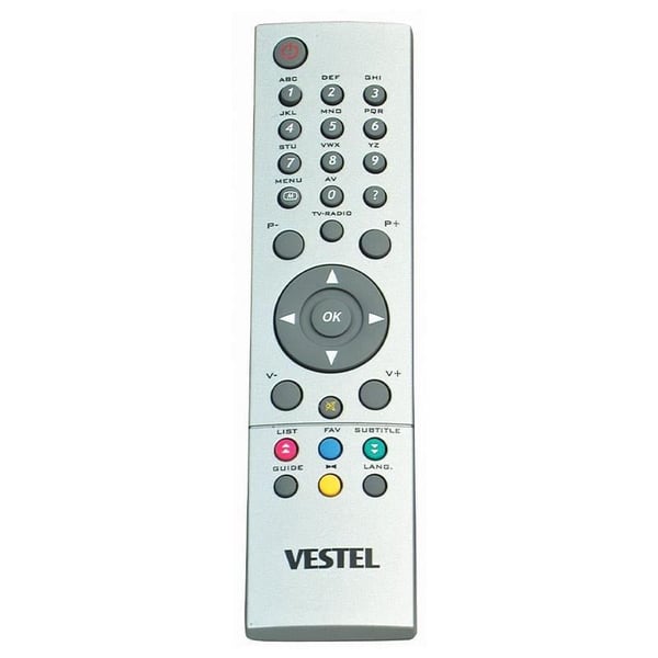 ZAPP KR VESTEL 3600 FTA UK510 DVB2 UYDU KUMANDASI