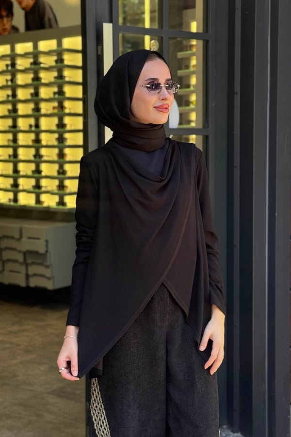 alMARWAH Bluz 102280 Siyah
