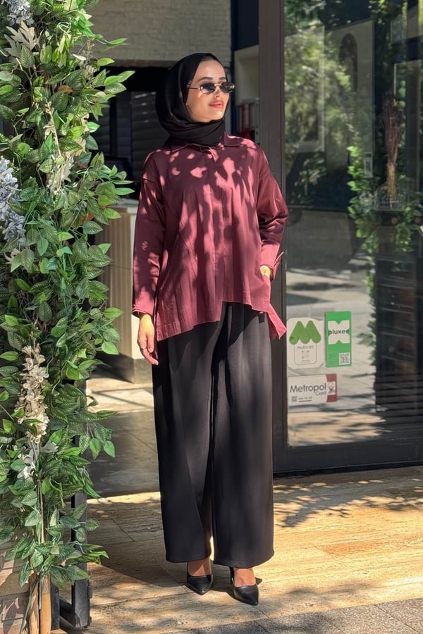 alMARWAH Pantolon 606128 Siyah